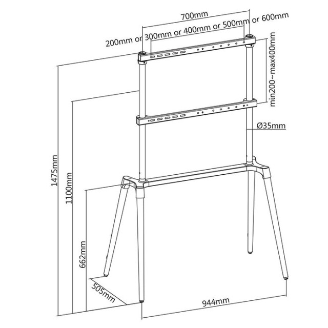 NEDIS TVSM7250WT