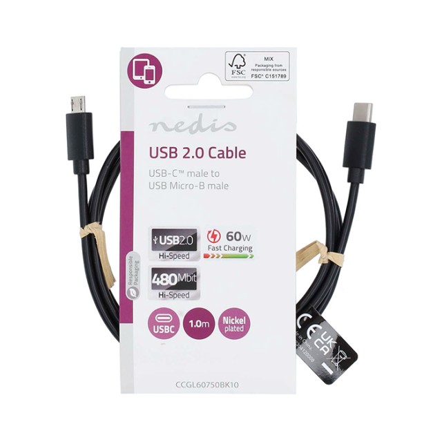 NEDIS CCGL60750BK10