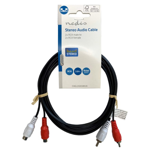 NEDIS CAGL24205BK20