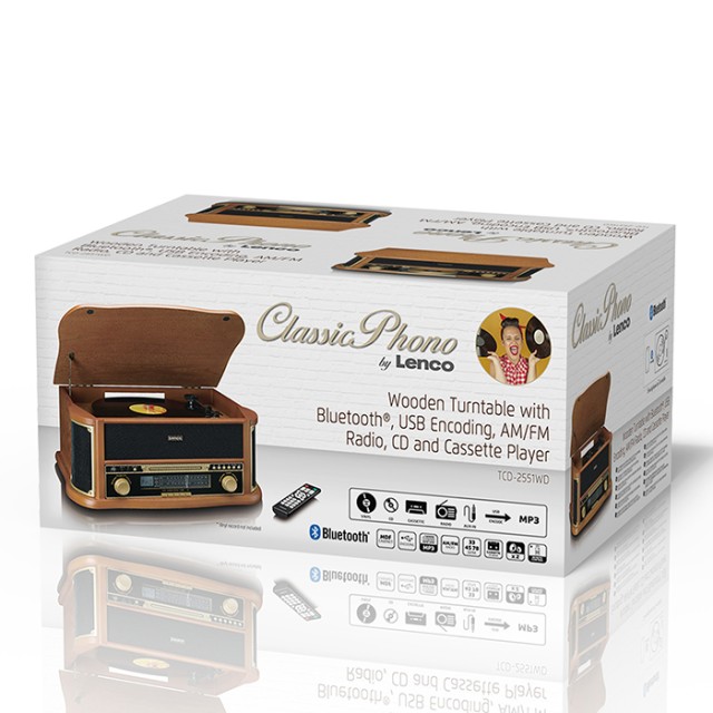 LENCO CLASSIC PHONO TCD-2551WD LENCO CLASSIC PHONO TCD-2551WD