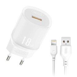 XO L157(EU) QC3.0 18W CHARGER WITH LIGHTNING CABLE (NB103)