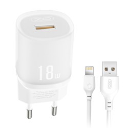 XO L157(EU) QC3.0 18W CHARGER WITH LIGHTNING CABLE (NB103)