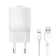 XO L157 (EU) QC3.0 18W CHARGING CHARGER WITH TYPE-C CABLE (NB103)