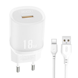 XO L157 (EU) QC3.0 18W CHARGING CHARGER WITH TYPE-C CABLE (NB103)