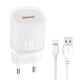 XO L157 (EU) QC3.0 18W CHARGING CHARGER WITH TYPE-C CABLE (NB103)