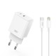 XO L145 20W USB-C + L PORT BI-DIRECTIONAL REVERSE CHARGER  C TO iP CABLE SET