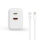 XO L145 20W USB-C + L PORT BI-DIRECTIONAL REVERSE CHARGER  C TO iP CABLE SET