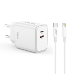 XO L145 20W USB-C + L PORT BI-DIRECTIONAL REVERSE CHARGER  C TO iP CABLE SET