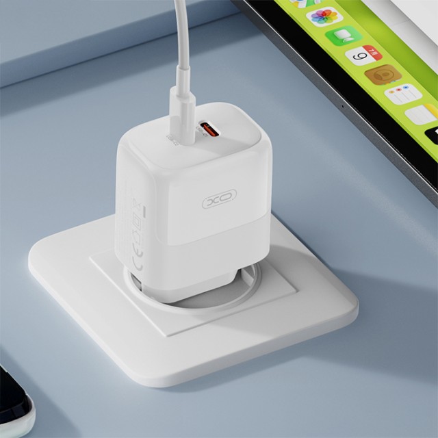 XO L140 (EU) 35W GAN NITRIDE (2 USB-C) FAST CHARGING CHARGER