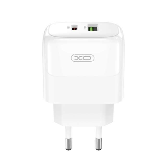 XO L137 (EU) PD20W / QC18W  (1 USB-A+1 USB-C) FAST CHARGING CHARGER