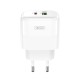 XO L137 (EU) PD20W / QC18W  (1 USB-A+1 USB-C) FAST CHARGING CHARGER