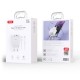 XO L137 (EU) PD20W/QC18W (1 USB-A + 1 USB-C) FAST CHARGING CHARGER WITH TYPE-C CABLE (NB190A)