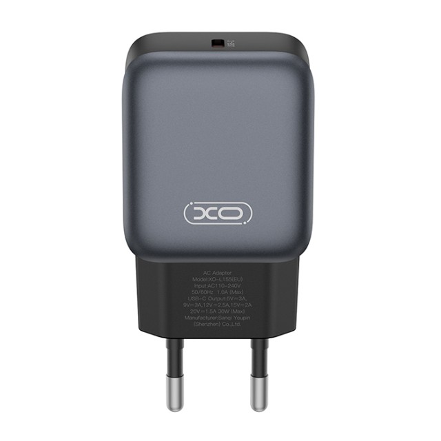 XO L155 (EU) PD30W 1 USB-C FAST CHARGER