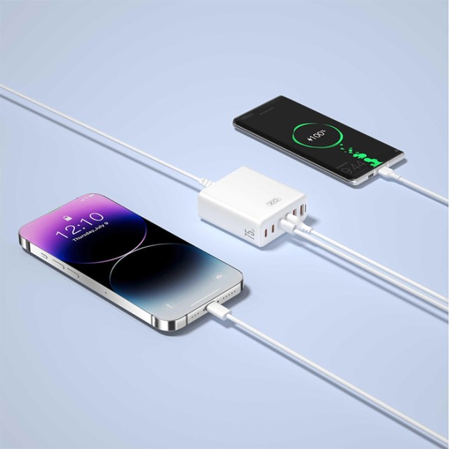 XO L133 (EU) 75W GAN 3A + 3C FAST CHARGER WITH 1.5m POWER CORD