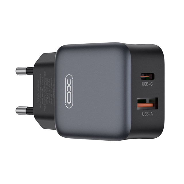 XO L156 (EU) PD30W/QC18W (1A 1C) FAST CHARGER