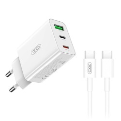 XO L101 (EU) PD20W/PD18W/QC18W QUICK CHARGER WITH TYPE-C CABLE (NB124)