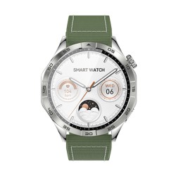 XO WATCH4 SILVER AND GREEN