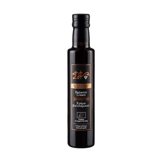 Wisdom Of Nature: Balsamic Cream Organic With Tangerine (Glass Bottle -250ml)