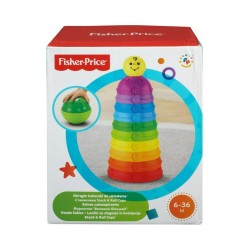 FISHER PRICE - BRILLIANT BASICS STACK & ROLL CUPS (W4472)