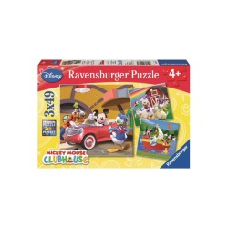 Ravensburger Puzzle Disney Mickey Mouse Clubhouse - Everyboby Loves Mickey (3x49pcs.) (09247)