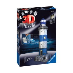 Ravensburger 3D Puzzle: Lighthouse At Night (216pcs) (12577)