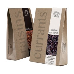 Geobres - Organic Black Corinthian Currants (Paper Bag) - 200g