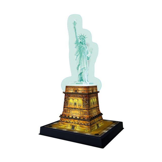 Ravensburger 3D Puzzle: Statue Of Liberty Night Edition (216pcs) (12596)