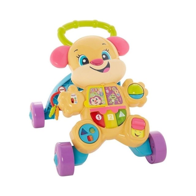 Fisher Price Παίζω και Μαθαίνω - Εκπαιδευτική Στράτα - Ροζ Σκυλάκι (FTC68)