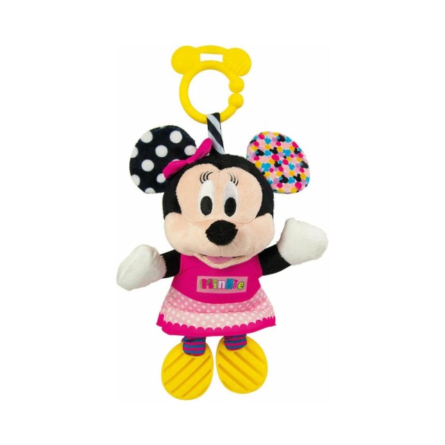 AS Disney Baby Clementoni Minnie First Activities Plush Toy with Teething Ring (1000-17164)