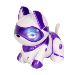 AS Robot Teksta Micro-Pet - White/Purple Kitty (1030-51316)