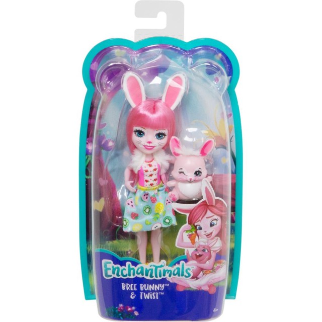 Mattel Enchantimals Mini Doll - Bree Bunny & Twist (FXM73)