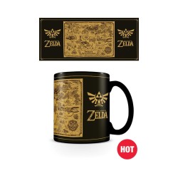 Pyramid Nintendo: The Legend Of Zelda: Map Silhouette - Heat Change Mug (SCMG24878)