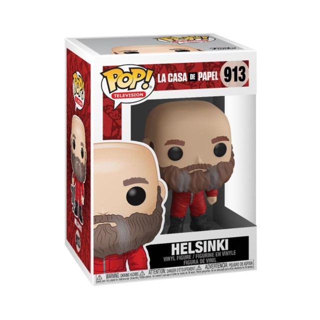 Funko Pop! Television: La Casa de Papel - Helsinki #913 Vinyl Figure