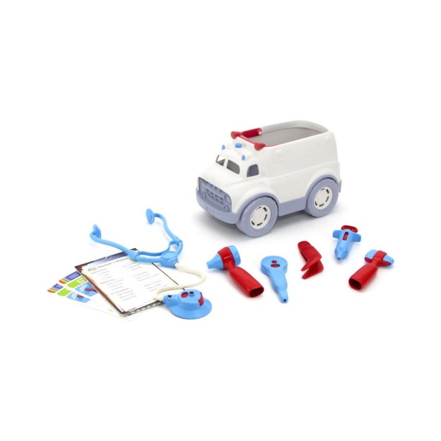 Green Toys: Ambulance & Doctor'S Kit (AMDK-1313)