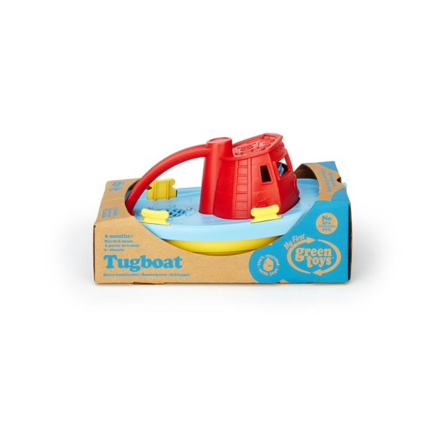 Green Toys: Tug Boat Red (TUG01R-R)