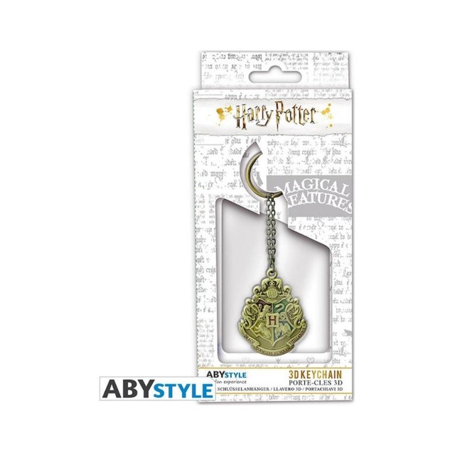 Abysse Harry Potter - Hogwarts Crest 3D Keychain (ABYKEY319)