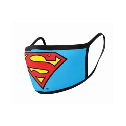 Pyramid DC: Superman (Logo) Mask - 2Pack Face Covers (GP85559)