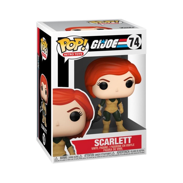 Funko Pop! Retro Toys: G.I. Joe - Scarlett #74 Vinyl Figure