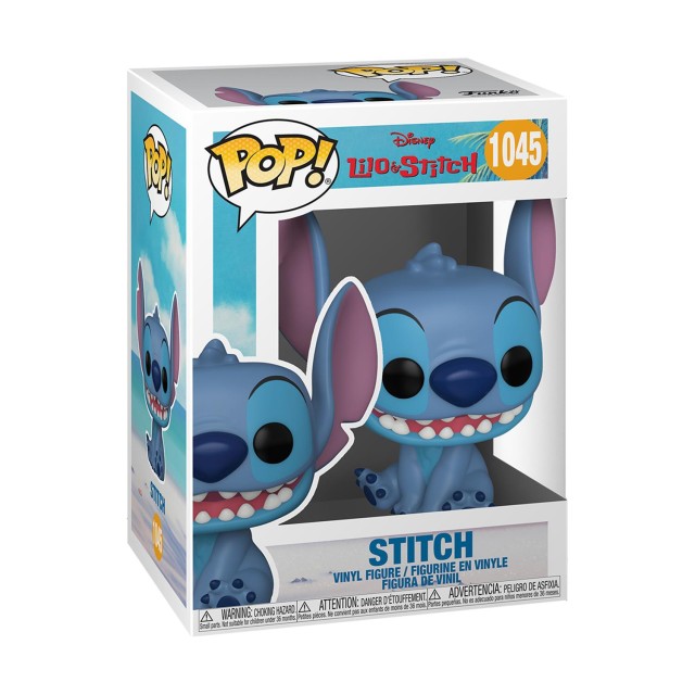 Funko Pop! Disney: Lilo and Stitch - Stitch (Smiling Seated) #1045 Vinyl Figure