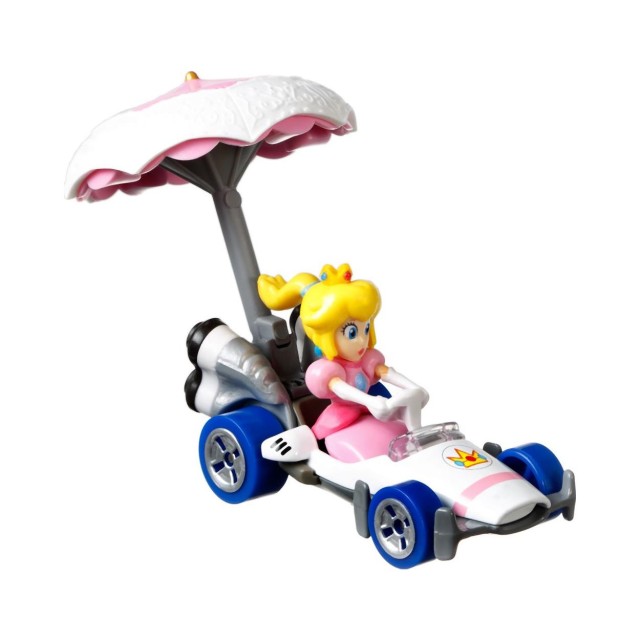 Mattel Hot Wheels Mario Kart: Princess Peach B-Dasher + Peach Parasol (GVD36)