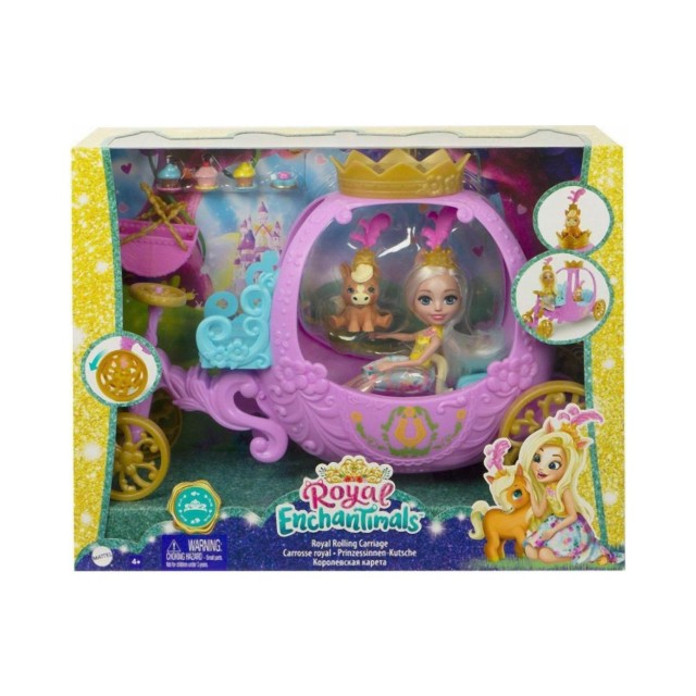 Mattel Royal Enchantimals: Royal Rolling Carriage (GYJ16)