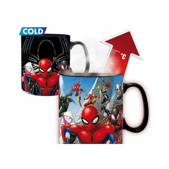 Abysse Marvel - Spider Man Multiverse Heat Change Mug (460ml) (ABYMUG882)