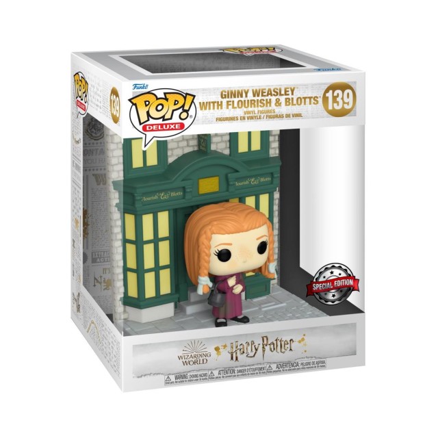 Funko Pop! Deluxe: Harry Potter - Ginny Weasley with Flourish & Blotts (Special Edition) #139 Vinyl Figure