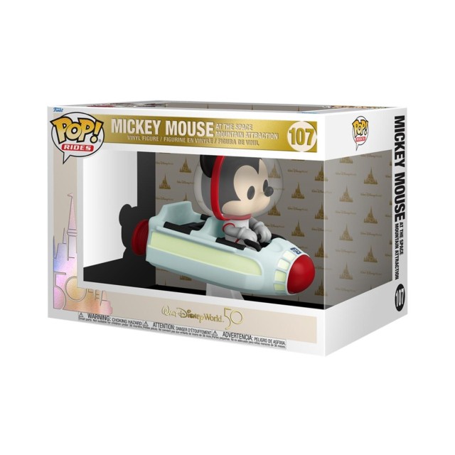 Funko POP! Rides: Walt Disney World 50 - Mickey Mouse at the Space Mountain Attraction #107 Vinyl Figure