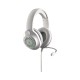 Spartan Gear - Medusa Wired Headset (compatible with PC, playstation 4, playstation 5, xboxone, xbox series x/s, switch) (color: White/Grey)