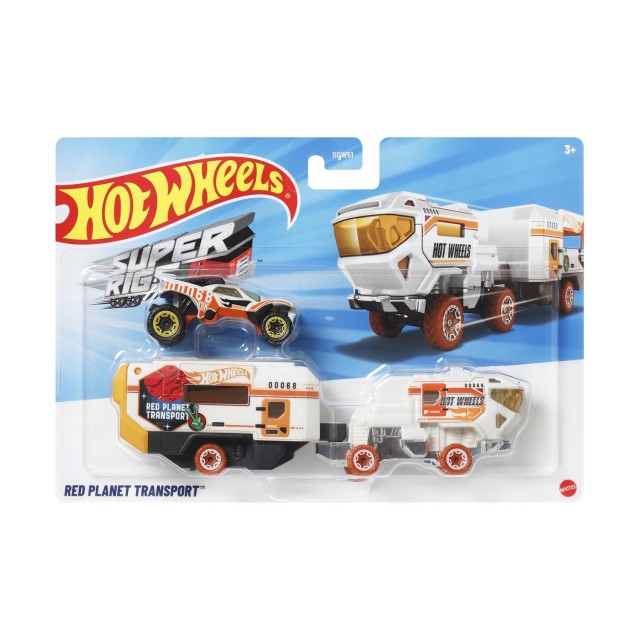 Mattel Hot Wheels Super Rigs - Red Planet Transport (GRT99)