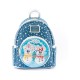 Loungefly Disney Snowman Minnie Mickey Snow Globe Mini Backpack (WDBK1850)