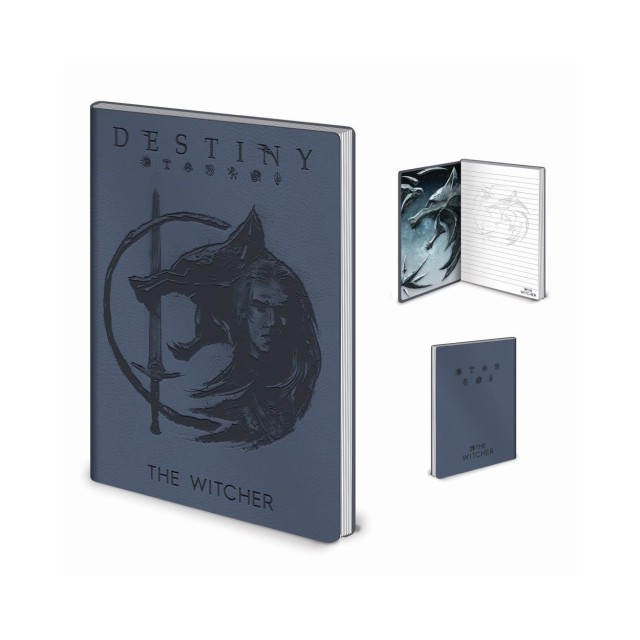 Pyramid The Witcher - The Sigils And The Wolf Flexi Cover Notebook (SR73543)