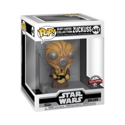 Funko Pop! Deluxe: Star Wars Bounty Hunters Collection - Zuckuss (Metallic) (Special Edition) #441 Bobble-Head Vinyl Figure