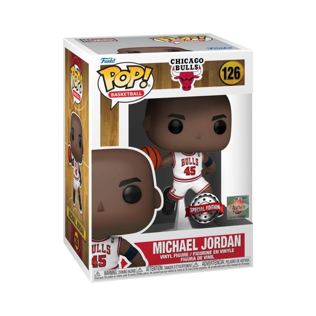 Funko Pop! NBA Basketball: Bulls - Michael Jordan (1995 Playoffs) (Special Edition) #126 Vinyl Figure